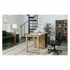 Norwood Range 3Drawer Writing Desk Wood And Black Metal Oak - OneSpace 20 Norwood Range 3Drawer Writing Desk Wood And Black Metal Oak - OneSpace -Outlet Desks Store unnamed file 12090