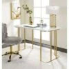 Estie Writing Desk White/Gold - Acme Furniture 2 Estie Writing Desk White/Gold - Acme Furniture -Outlet Desks Store unnamed file 12102