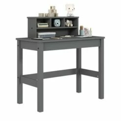 Logan Writing Desk Gray - Acme Furniture