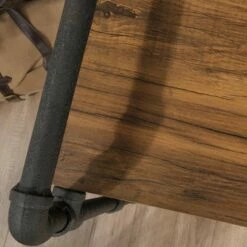 Iron City Desk Checked Oak - Sauder 6 Iron City Desk Checked Oak - Sauder -Outlet Desks Store unnamed file 12119