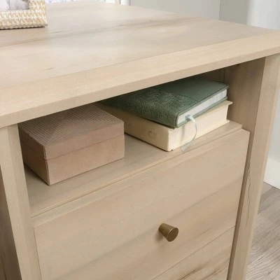 Willow Place Single Ped Desk Pacific Maple - Sauder 5 Willow Place Single Ped Desk Pacific Maple - Sauder - Image 3