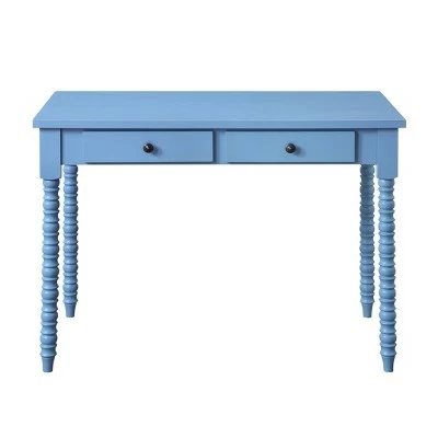Altmar Writing Desk - Acme Furniture Blue 7 Altmar Writing Desk - Acme Furniture Blue - Image 5