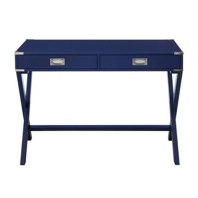 Amenia Writing Desk - Acme Furniture Navy Blue 8 Amenia Writing Desk - Acme Furniture Navy Blue - Image 6