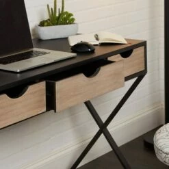 3 Drawer Desk - Decor Therapy Light Brown -Outlet Desks Store unnamed file 1225