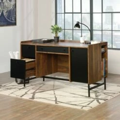 2 Drawer Harvey Park Desk Grand Walnut - Sauder -Outlet Desks Store unnamed file 12252
