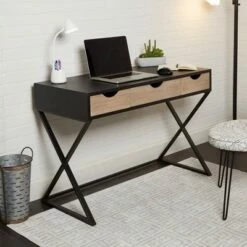 3 Drawer Desk - Decor Therapy Light Brown -Outlet Desks Store unnamed file 1226