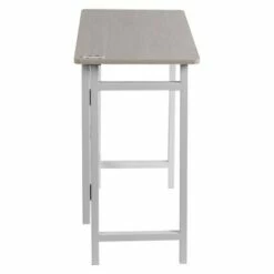 Basics No Assembly Compact Desk with USB White - OneSpace