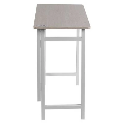 Basics No Assembly Compact Desk with USB White - OneSpace 3 Basics No Assembly Compact Desk with USB White - OneSpace