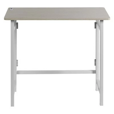 Basics No Assembly Compact Desk with USB White - OneSpace 4 Basics No Assembly Compact Desk with USB White - OneSpace - Image 2