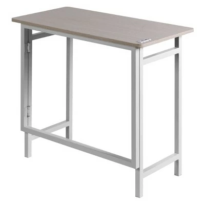 Basics No Assembly Compact Desk with USB White - OneSpace 5 Basics No Assembly Compact Desk with USB White - OneSpace - Image 3