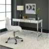 Canine Writing Desk - Acme Furniture Smoky Mirrored/champagne -Outlet Desks Store unnamed file 12265