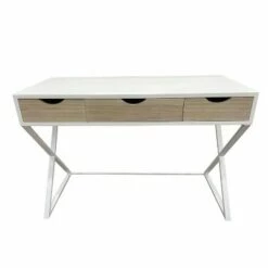 3 Drawer Desk - Decor Therapy Light Brown -Outlet Desks Store unnamed file 1229