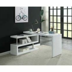 Buck II L Writing Desk White Finish - Acme Furniture -Outlet Desks Store unnamed file 12300