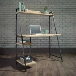 North Avenue Desk with Hutch Brown - Sauder