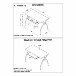 Contemporary Clear Glass Top Computer Desk with Pull Out Keyboard Panel Clear - Techni Mobili 14 Contemporary Clear Glass Top Computer Desk with Pull Out Keyboard Panel Clear - Techni Mobili -Outlet Desks Store unnamed file 12370