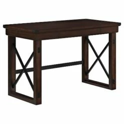 Hathaway Wood Writing Desk with Drawers - Room & Joy Rustic Gray -Outlet Desks Store unnamed file 12380