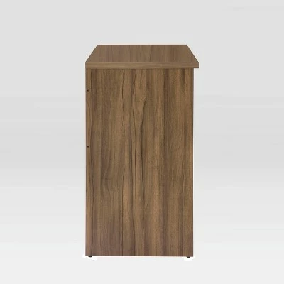 Modern Computer Writing Desk with Drawer Walnut - Techni Mobili 5 Modern Computer Writing Desk with Drawer Walnut - Techni Mobili - Image 3