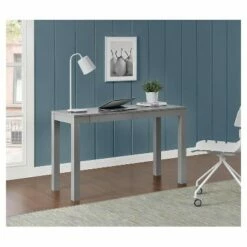George Large Wood Writing Desk with Drawers - Room & Joy Gray 11 George Large Wood Writing Desk with Drawers - Room & Joy Gray -Outlet Desks Store unnamed file 12439