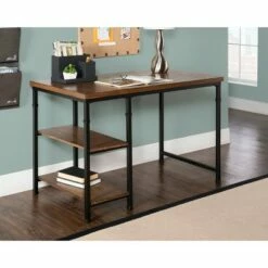 Austin 2 Shelf Desk Brown - Linon