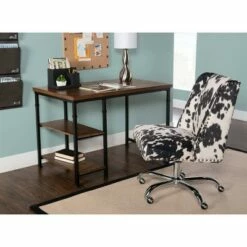 Austin 2 Shelf Desk Brown - Linon -Outlet Desks Store unnamed file 12448