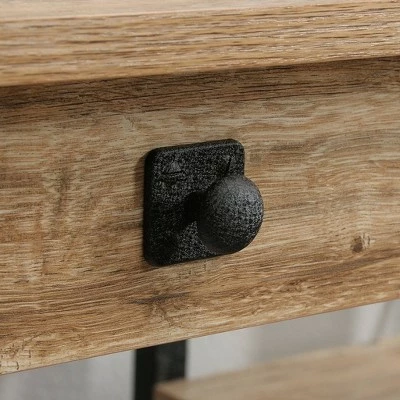 Steel River Desk Distressed Brown - Sauder 9 Steel River Desk Distressed Brown - Sauder - Image 7