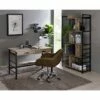Disho Built-In USB Port Writing Desk Light Weathered Oak/Black - Acme Furniture -Outlet Desks Store unnamed file 12522