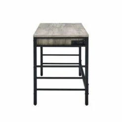 Disho Built-In USB Port Writing Desk Light Weathered Oak/Black - Acme Furniture 12 Disho Built-In USB Port Writing Desk Light Weathered Oak/Black - Acme Furniture -Outlet Desks Store unnamed file 12524
