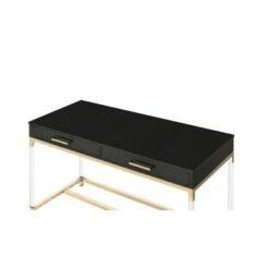 Adiel Built-In USB Port Writing Desk Black/Gold - Acme Furniture 9 Adiel Built-In USB Port Writing Desk Black/Gold - Acme Furniture -Outlet Desks Store unnamed file 12558