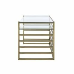 Shona Desk Antique Gold/Clear Glass - Acme Furniture 9 Shona Desk Antique Gold/Clear Glass - Acme Furniture -Outlet Desks Store unnamed file 12568