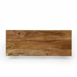 Conyers Modern Industrial Handcrafted Acacia Wood Storage Desk with Hairpin Legs Natural/Black - Christopher Knight Home -Outlet Desks Store unnamed file 12579