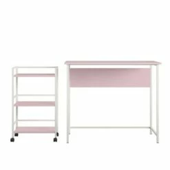 Berg Ave. Desk with Rolling Cart - Room & Joy Light Pink/white 27 Berg Ave. Desk with Rolling Cart - Room & Joy Light Pink/white -Outlet Desks Store unnamed file 1262