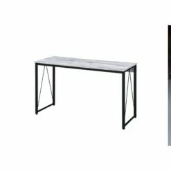 Zaidin Writing Desk - Acme Furniture Antique White/black Finish -Outlet Desks Store unnamed file 12625