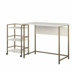 Berg Ave. Desk with Rolling Cart - Room & Joy Light Pink/white 30 Berg Ave. Desk with Rolling Cart - Room & Joy Light Pink/white -Outlet Desks Store unnamed file 1265