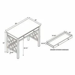 Whitley Antique Desk White - Linon 23 Whitley Antique Desk White - Linon -Outlet Desks Store unnamed file 12661