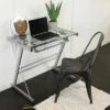 Glass Computer Desk with Keyboard Tray - Saracina Home Black 1 Glass Computer Desk with Keyboard Tray - Saracina Home Black -Outlet Desks Store unnamed file 1267