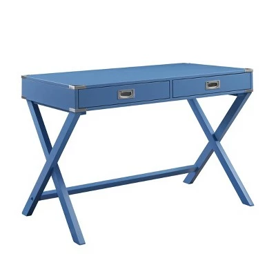 Amenia Desk - Acme Furniture Blue 3 Amenia Desk - Acme Furniture Blue