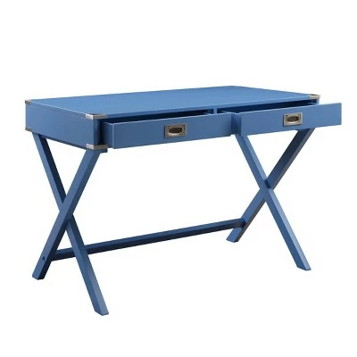 Amenia Desk - Acme Furniture Blue 4 Amenia Desk - Acme Furniture Blue - Image 2