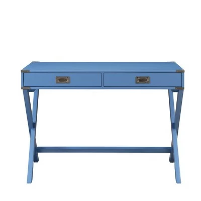 Amenia Desk - Acme Furniture Blue 7 Amenia Desk - Acme Furniture Blue - Image 5