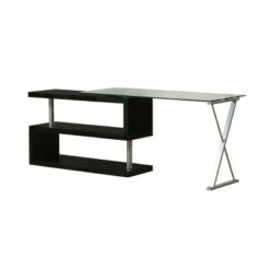 Buck Desk with Swivel - Acme Furniture White High Gloss/clear Glass 15 Buck Desk with Swivel - Acme Furniture White High Gloss/clear Glass -Outlet Desks Store unnamed file 12746