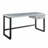 Brancaster Desk Aluminum - Acme Furniture