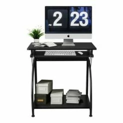 Costway Computer Desk PC Laptop Table Study Workstation Home Office Furniture Black -Outlet Desks Store unnamed file 1279