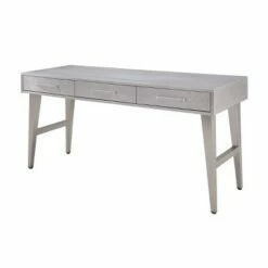 Brancaster 3 Drawers Desk Aluminum - Acme Furniture