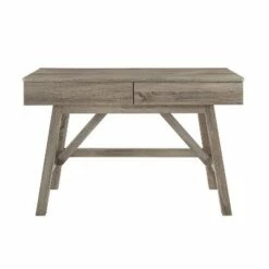 Tracey Writing Desk with Drawer Gray - Linon