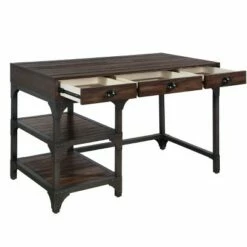 Gorden Writing Desk Espresso Oak Finish/Antique Black Metal - Acme Furniture 8 Gorden Writing Desk Espresso Oak Finish/Antique Black Metal - Acme Furniture -Outlet Desks Store unnamed file 12810