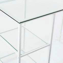 Dumas Metal/Glass Student Desk White - Aiden Lane 14 Dumas Metal/Glass Student Desk White - Aiden Lane -Outlet Desks Store unnamed file 12836