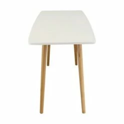 Mid-Century Style Wooden Desk White/Natural - Flora Home -Outlet Desks Store unnamed file 12839