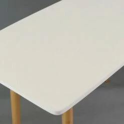 Mid-Century Style Wooden Desk White/Natural - Flora Home -Outlet Desks Store unnamed file 12844