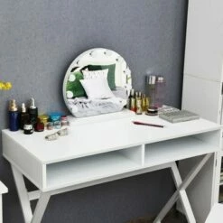 Costway Modern Computer Desk Writing Desk Makeup Vanity Table Storage -Outlet Desks Store unnamed file 1286