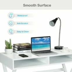 Costway Modern Computer Desk Writing Desk Makeup Vanity Table Storage -Outlet Desks Store unnamed file 1287