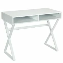Costway Modern Computer Desk Writing Desk Makeup Vanity Table Storage -Outlet Desks Store unnamed file 1289